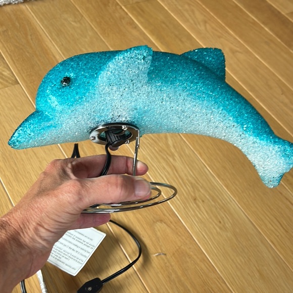 Dolphin lamp - Picture 8 of 8